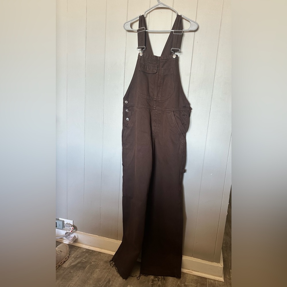 Zara Brown Overalls